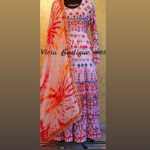 Colorful Anarkali Dress